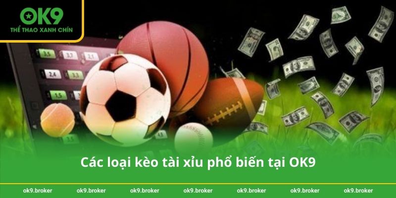 Các loại kèo tài xỉu phổ biến tại OK9