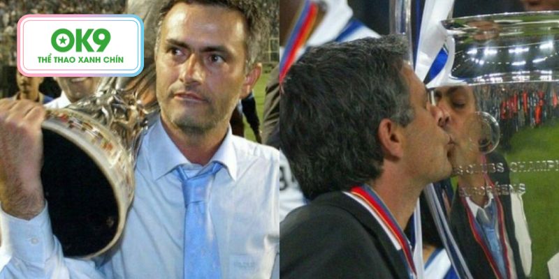 Mourinho giành chức vô địch Europa League 2003 và Champions League 2004 cùng Porto
